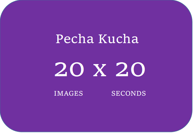 Pecha Kucha Presentation: Twenty slides in twenty seconds