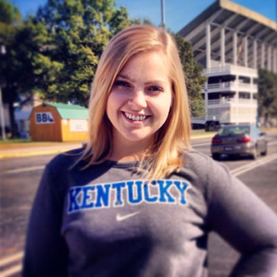 Kara McCord smiling and facing the camera.