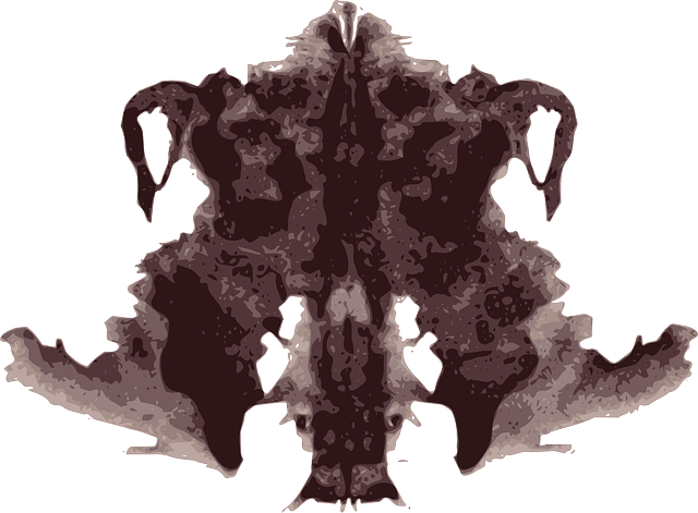 An example of a Rorschach inkblot
